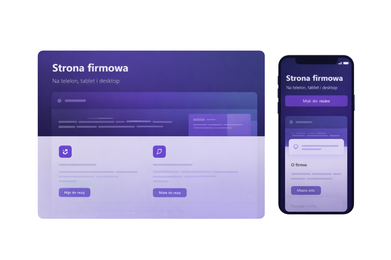 UI i responsywna strona internetowa